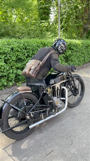 179K views · 4.1K reactions | A running start to fire up a 1930 Sunbeam Model 9. This one has quite the racer feel about it, and with twin straight-through pipes it sounds the business! This video was shot while out for a ride with Nigel, and Paul from Shed Hot Customs. Video and content is original and copyright to The Girder Club. | The Girder Club | Facebook