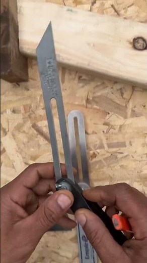 How to use a sliding T- bevel #carpentry #tricks #wood #Bevel gauge