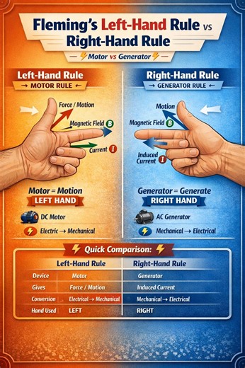 Fleming s Left-Hand Rule for Electric Motors | DELENDRA RAHANGDALE posted on the topic | LinkedIn