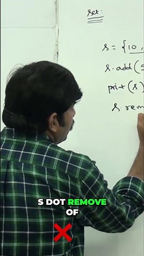 Python Sets: Add 50, Remove 30 Tutorial #shorts