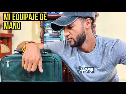 MALETA de MANO para VIAJAR en AVION | Como EMPACAR el CARRY ON