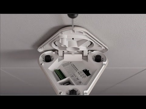 Panoramic ceiling mount motion detectors - installer's reference