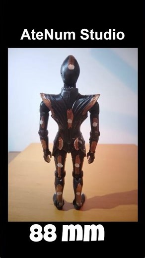 DXU‑01 Le robot diplomatique révélé en motion picture et résine noire, le résultat est incroyable !