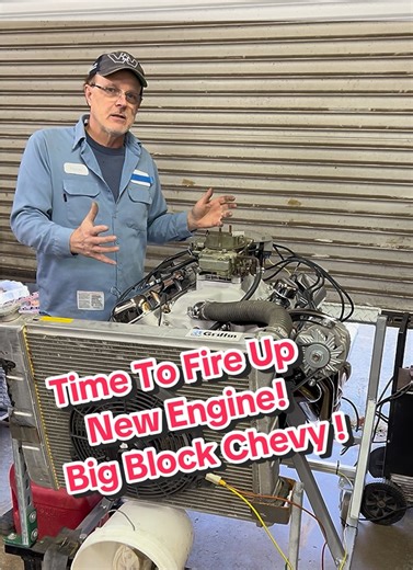 We finally fired up the big block Chevy that we built and man she sounds sweet. Take a look and see what she sounds like! #bigblock #enginebuild #chevy #bigblock #projectcar | Doug Ray