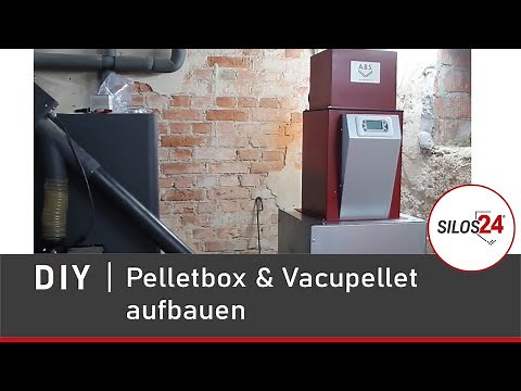 Pelletbox und Saugsystem zusammen aufbauen - so geht´s | silos24