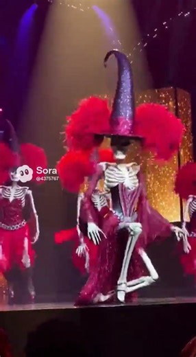When Skeletons Perform a Red Dress Dance Show 😂