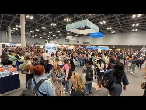 Scenes from the annual book convention BookCon