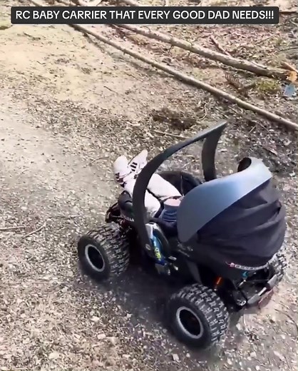 RC Baby Carrier for Dads | Remote Control Baby Stroller