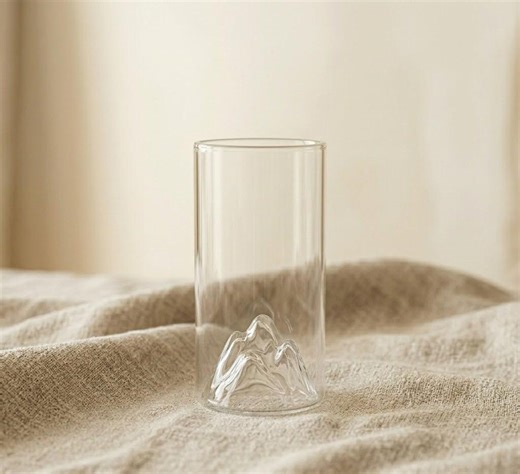 Clear Mountain Design Double Walled Glass Cup 380ml Borosilicate Coffee Whiskey Tea Mug Gift - Etsy