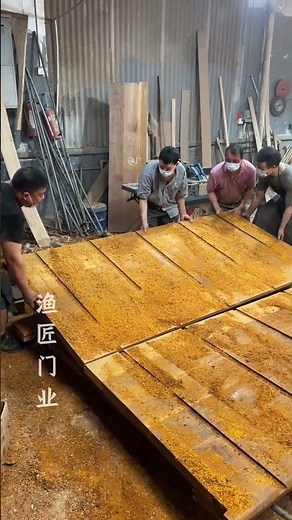 How Master Craftsmen Build a Timeless Antique Wooden Door #timelesscraftsmanship #woodworking #viral