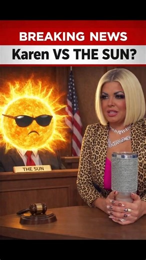 BREAKING: Karen Sues The Sun for Excessive Brightness ☀️⚖️ [SATIRE]