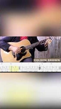 Golden Brown (The Stranglers) – Fingerstyle Guitar Cover #shorts #acousticguitar #goldenbrown