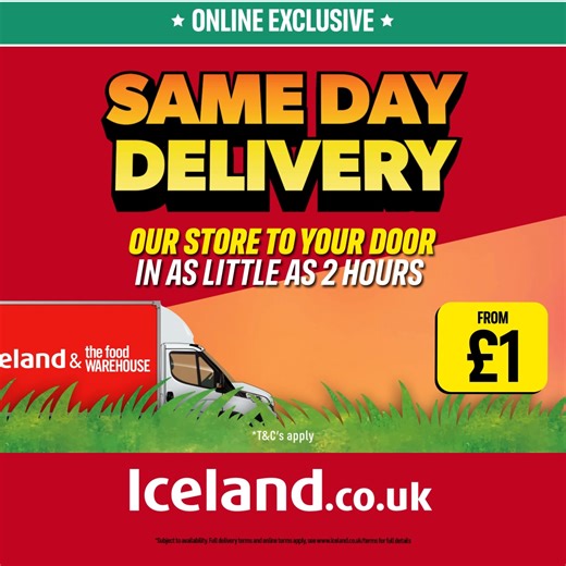 2.4K views | Switch to Iceland & get your shopping delivered TODAY in as little as 2 hours! From £1!  | Iceland Foods | Facebook