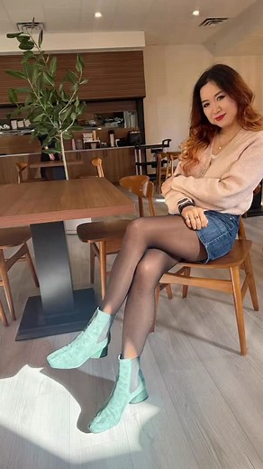 OOTD with my new green booties! @katyperrycollections @katyperry Thank you for your support on my fan page and online store! #pantyhose #nylons #tights #stockings #hosiery #pantyhoselegs #nylonlegs #stockingslegs #pantyhosegirl #nylongirls #stockingsgirl #nylonstockings #pantyhoselover #nylonlover #stockingslover #pantyhosefashion #nylonfashion #pantyhosemodel #pantyhoseaddict | Miss Ruby’s World