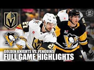 Vegas Golden Knights vs. Pittsburgh Penguins | Full Game Highlights | ESPN NHL