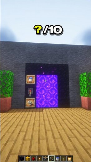 How to Make an ON/OFF Portal in Minecraft 🟣 | CupSapling