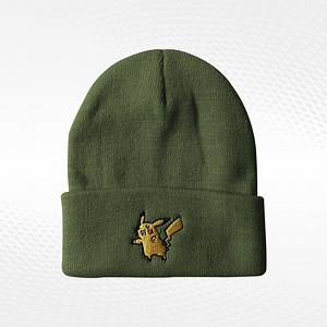 Pika -chu Hat Embroidered Poke Beanie Spring Winter Hat Multiple Colors Bulbasaur Beanie Charmander Beanie Squirtle Beanie Winter Anime Hat - Etsy