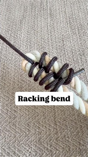 Racking bend #knotting #rope #ropeskills #ropetutorial