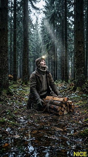 Quiet Cabin Life Deep in the Forest | Cozy Rain, Fire & Solitude