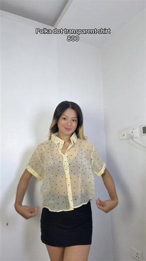 Polka Dot Transparent Shirt 800 | Affordable Quality