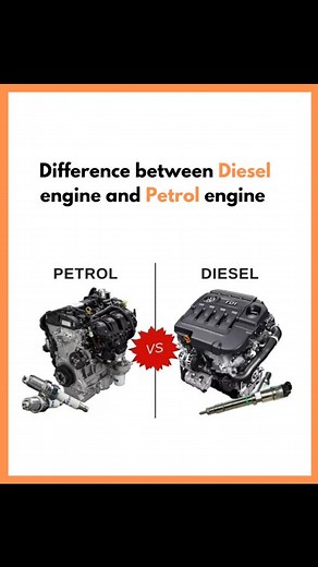 mechanical worlz | Diesel vs. Petrol Engine – What’s the Difference? 🚗⚙️ Ever wondered how diesel and petrol engines work differently? Here’s a quick... | Instagram