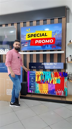 ✨ Découvrez la TCL QLED Pro C655 – Une expérience visuelle inégalée ✨ Plongez dans un univers d’images éclatantes et de détails époustouflants grâce à la technologie QLED de TCL. 💥 Disponible dès maintenant en 55 pouces à seulement 4899 DH 💥 Bienvenue chez Electroclub, votre boutique de confiance. Notre équipe est à votre écoute pour répondre à toutes vos questions et vous accompagner dans vos achats. 📦 Commandez en toute simplicité : 🔗 www.Electroclub.ma 📱 WhatsApp & Mobile : 0662643703 ☎️