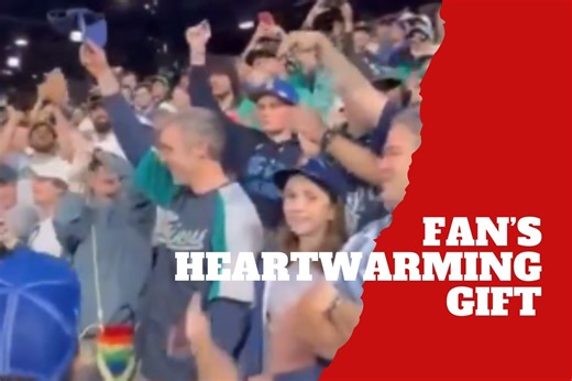 Mariners fan gives Cal Raleigh?s 60th HR ball to a kid