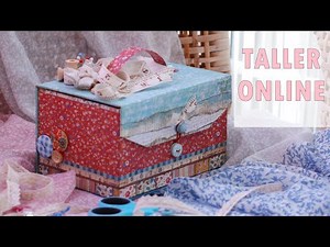 TALLER ONLINE Costurero cartonaje - Patchwork ✂️