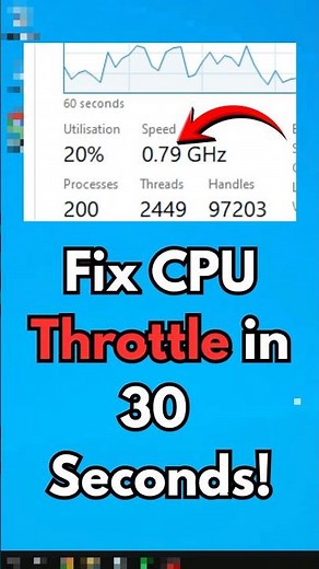 FIX CPU STUCK AT 0.79 GHZ