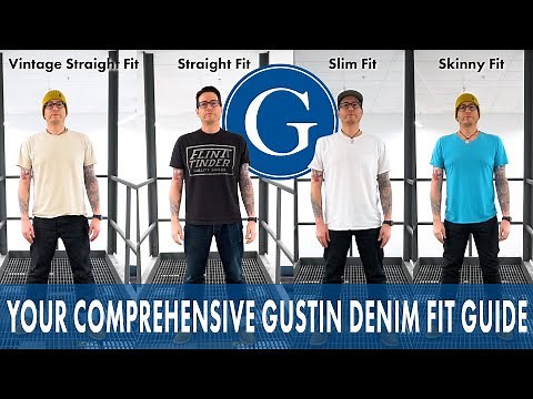 The Ultimate Comprehensive Gustin Denim Fit Guide | Featuring All Four Fits in Okayama Selvage Denim