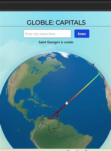 Daily Globle #88(2): The Caribbean #globle #geography #speedrun #savethemappingcommunity #catnachofc