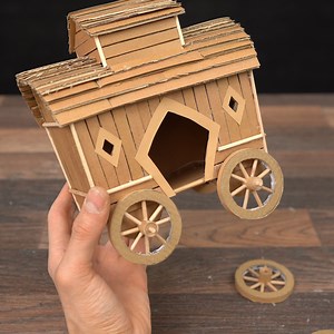 144K views · 2.2K reactions | Building A Carriage With Cardboard & Wood | DIY & Crafts | Facebook