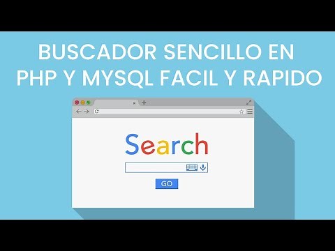 Buscador en php y mysql facil y rapido sencillo