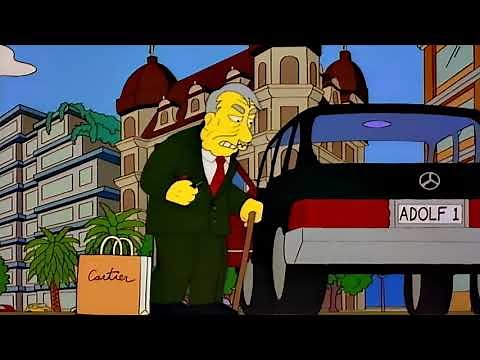 Bart Calls Hitler - The Simpsons