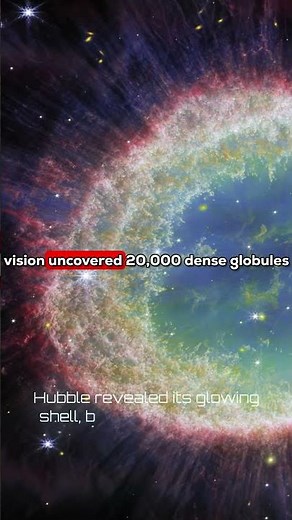 What the Ring Nebula actually looks like in infrared #space #jwst