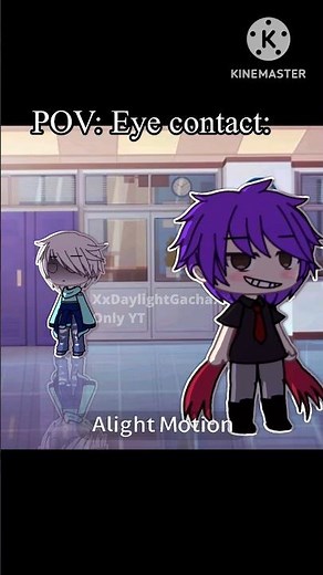 POV: eye contact #gacha #trenf #viral #blowup