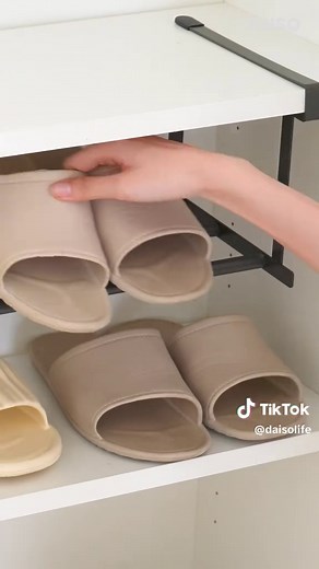 다이소 신상 공중부양 신발 정리대와 파우치 소개