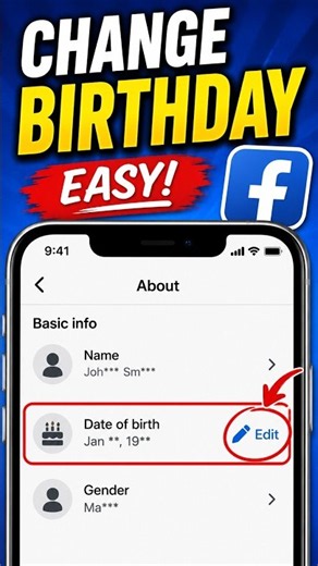 How to Change Date of Birth on Facebook (Update Your Birthday 2026)