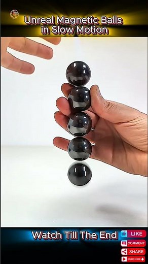 Unreal Magnetic Balls in Slow Motion – The Most Mesmerizing Magnet Chain Reaction Ever!