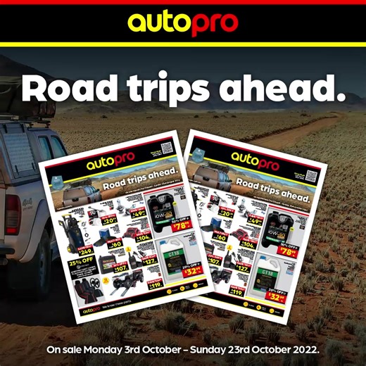 At Autopro, we have all of your road trip essentials covered, so no matter where you're off to, we've got your back! Check out our latest catalogue now! | Autopro