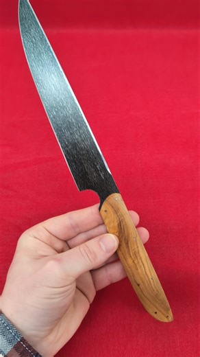 Utility/Slicer (6.75") with Wild Olive - N690 Stainless Steel by Nico Pelzer