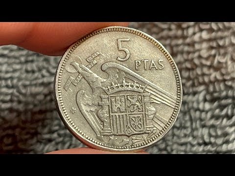 1957 (58) Spain 5 Pesetas Coin • Values, Information, Mintage, History, and More