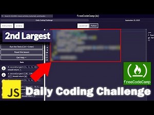 JavaScript Daily Code Challenge 9/25/25 - FreeCodeCamp