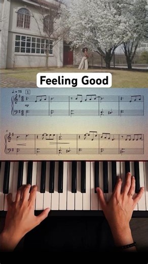 feeling good sheet music 🎼