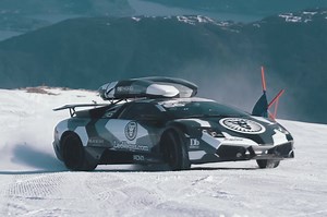 Watch Jon Olsson Climb a Glacier in a Lamborghini Murcielago