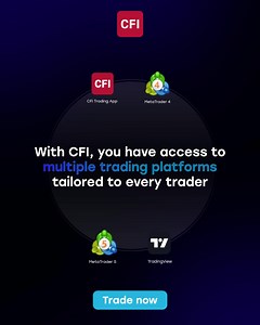 Why limit yourself to one platform? With CFI, you can choose from CFI App, MT5, and more — all in one account. User-friendly, fast, and packed with features to help you trade with confidence. | CFI Group English