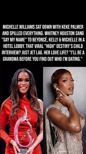 Michelle Williams on Keke's Podcast – Whitney Houston, That Viral Interview & Her Love Life Rules 👑🎤