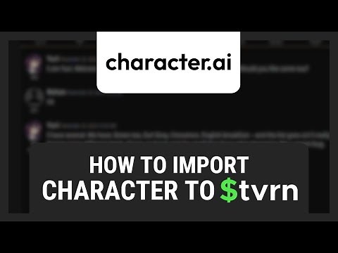 How to Import Character AI to Tavern AI