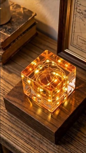 💡 Make Your Own Aesthetic Night Light | DIY Epoxy Resin Craft Kit ✨