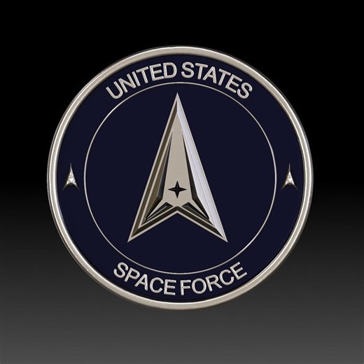 Space Force Emblem 3D Model STL, CNC Router, Laser Engraving (digital File) - Etsy